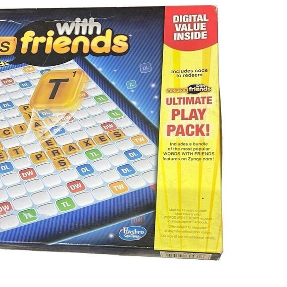 Hasbro Zynga Words With Friends Classic Ultimate Play Pack Board Game New - Picture 4 of 7
